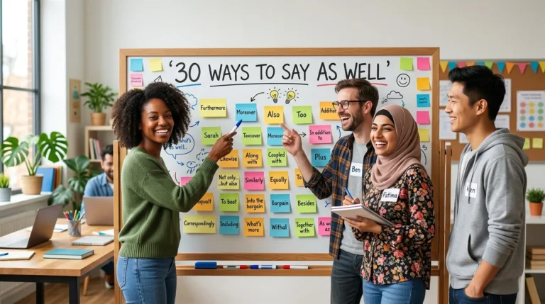 other ways to say as well