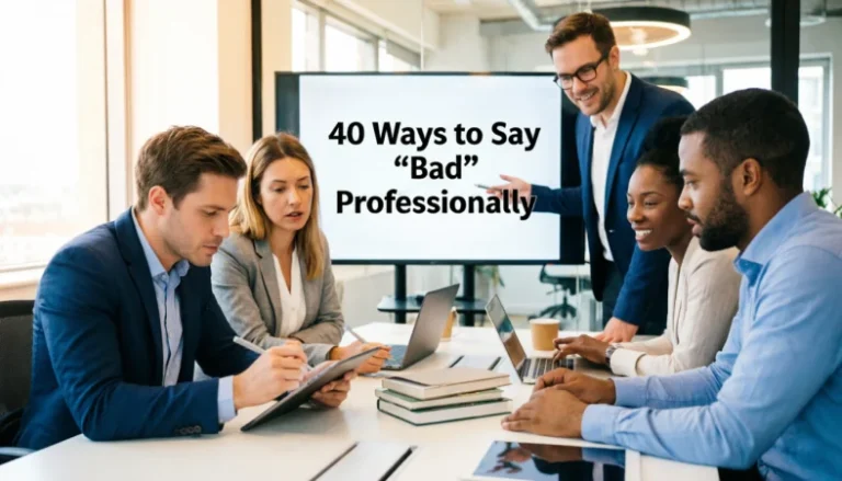 other ways to say bad