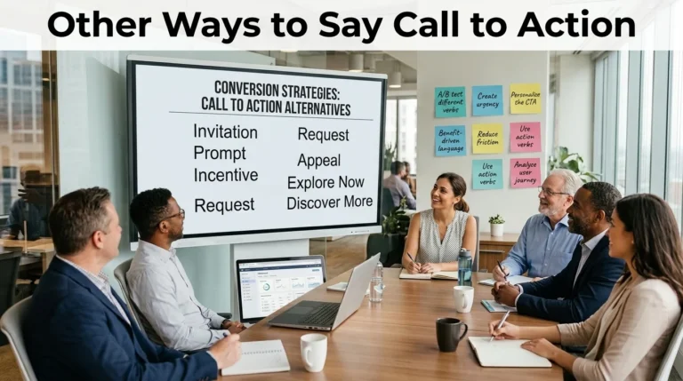 other ways to say call to action