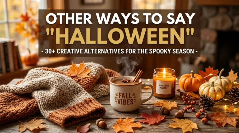 other ways to say halloween