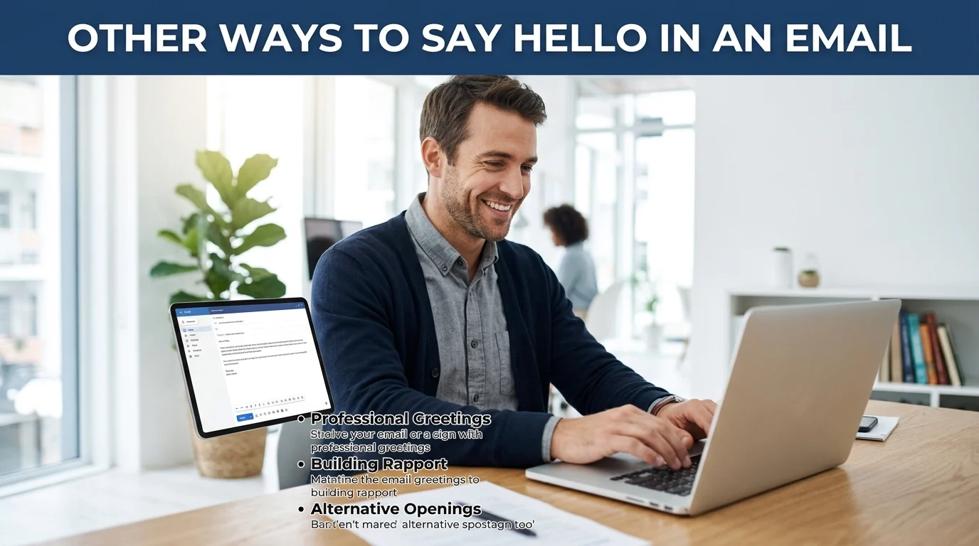 other ways to say hello in an email