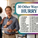 other ways to say hurry up