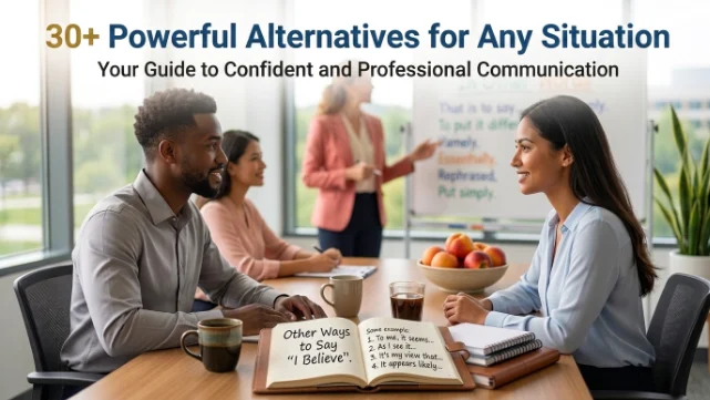 other ways to say i believe