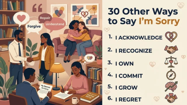 other ways to say im sorry