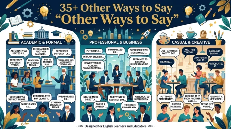 other ways to say in the text it states