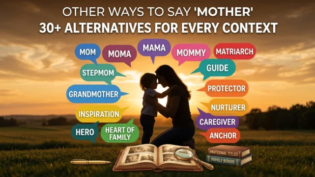 other ways to say mother