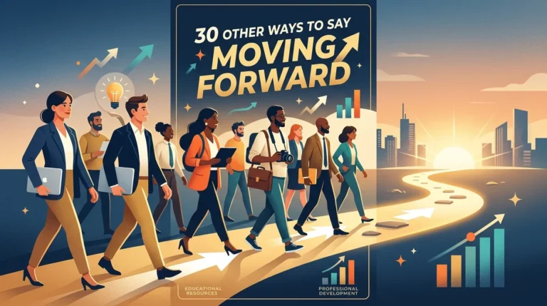 other ways to say moving forward
