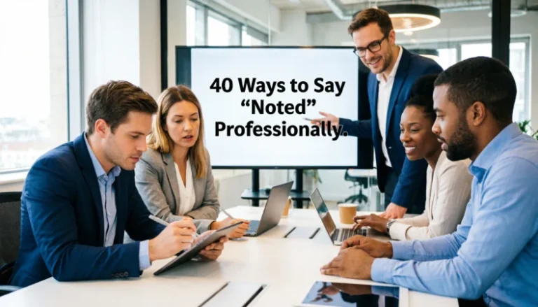 other ways to say noted