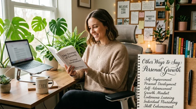 other ways to say personal growth