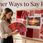 other ways to say red