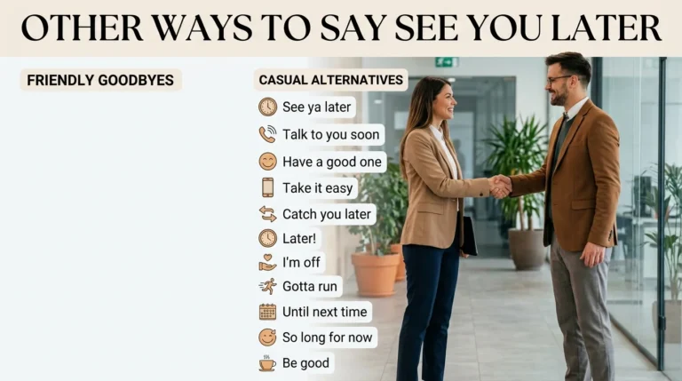 other ways to say see you later