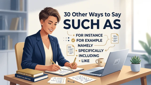 other ways to say such as
