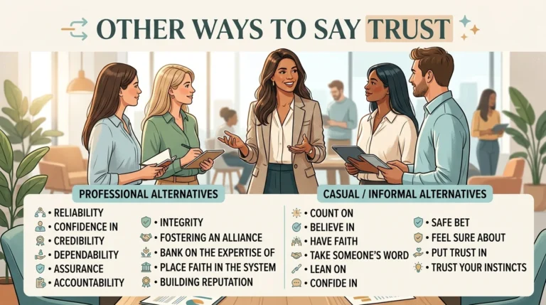 other ways to say trust