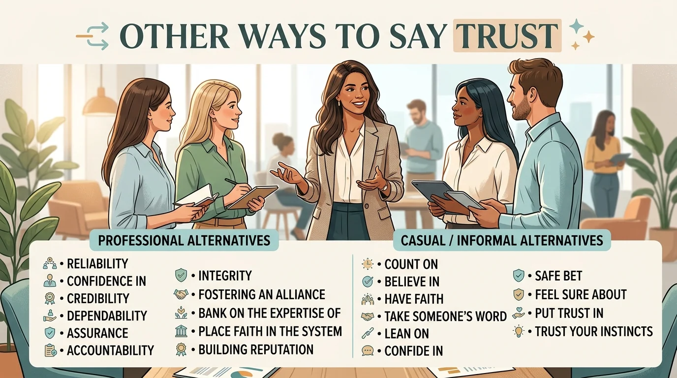 other ways to say trust