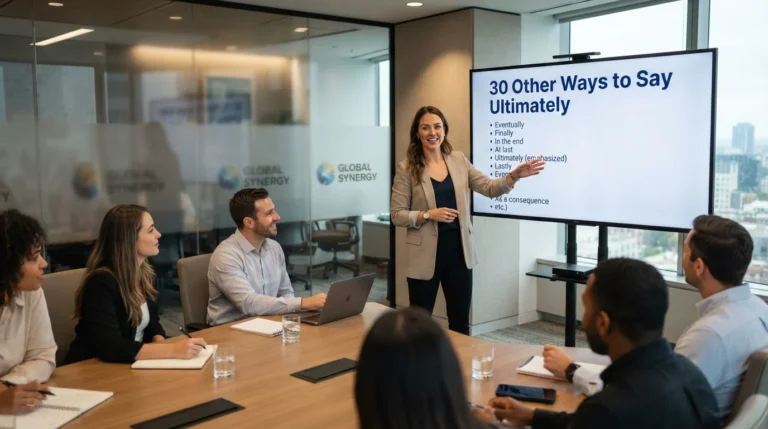 other ways to say ultimately