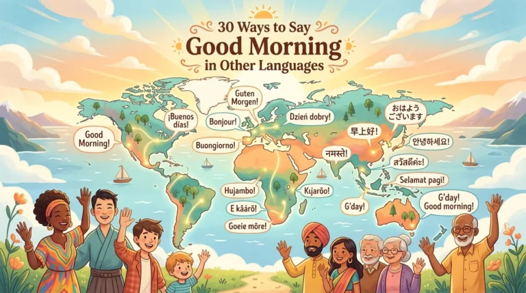 ways to say good morning in other languages