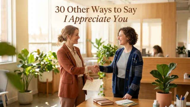 other ways to say i appreciate you