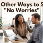 other ways to say no worries