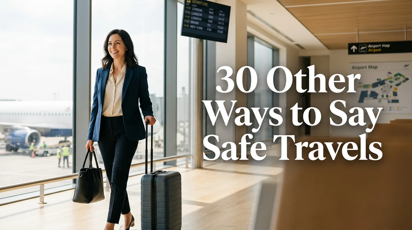 other ways to say safe travels